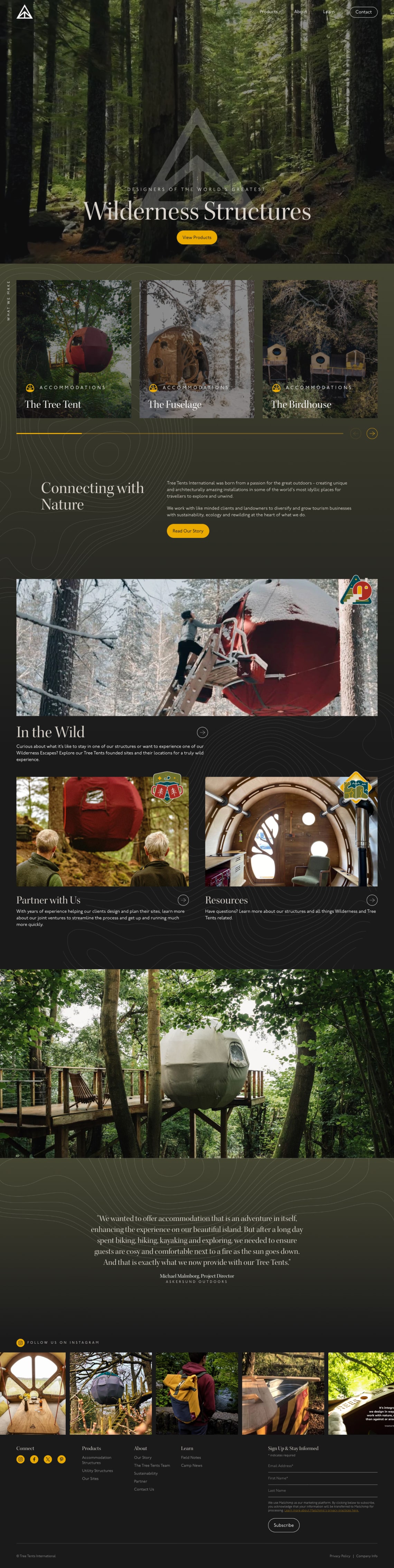 Tree Tents International - Homepage