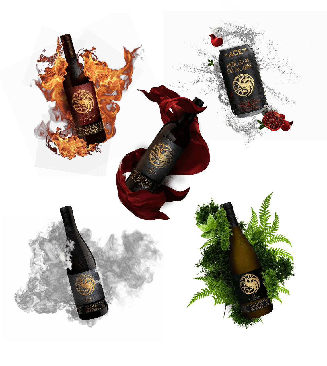 House of the Dragon Wine - Renders